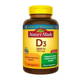 Viên uống Vitamin D3 Nauture Made 50mcg 2000 IU